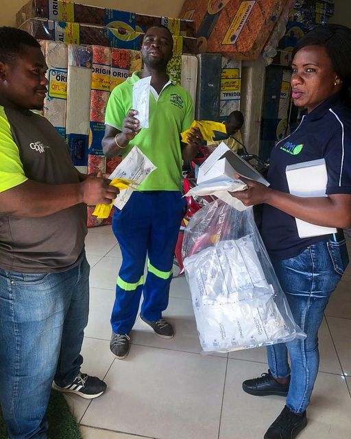 Distribuição de ATHIV e preservativos no distrito de Manica